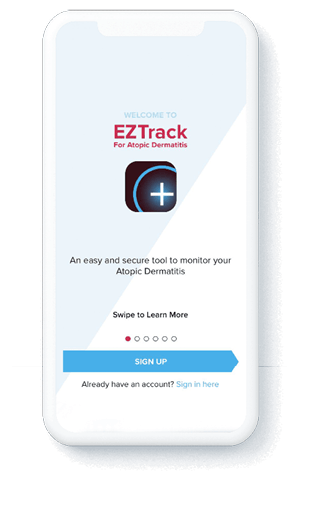EZTrack app logo shown on mobile